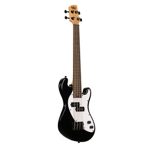 Kala Solid Body 4-String Black FRETLESS U-BASS