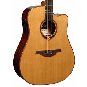 Lag T118DCE Tramontane Dreadnought Electro Acoustic - Natural