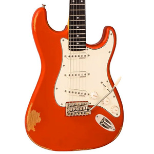 Vintage V6 Icon - Distressed Firenza Red