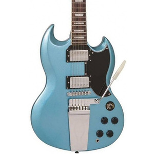 Vintage VS6V ReIssued with vintage style Vibrato, Gun Hill Blue