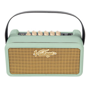 Vintage Retro 15w Guitar Amplifier with DSP - Mint Green