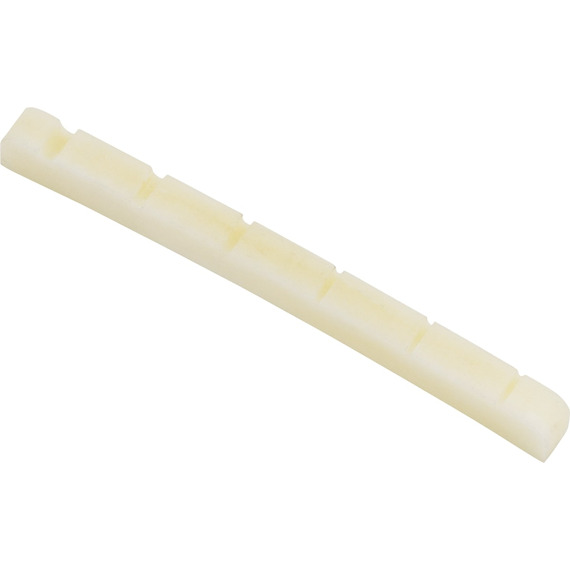 Fender Pre-Slotted Genuine Bone Nut For Electric Guitar, 9.5" Radius