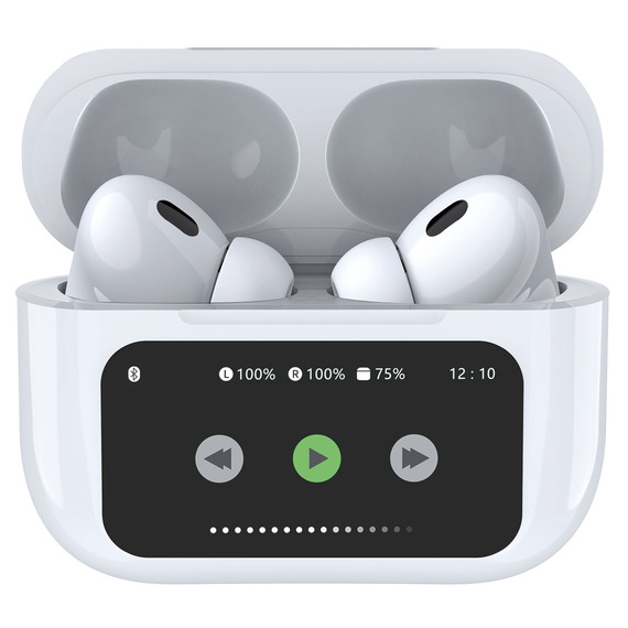 AV:Link Ear Shots Pro LED: Active Noise Cancelling True Wireless Earphones with LED Screen