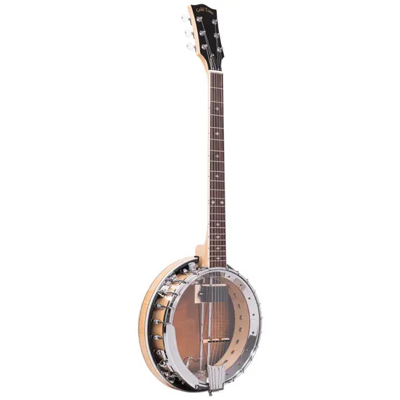 Gold Tone 6-String Deluxe Banjitar Bell Brass Tone Ring & Pickup with Hard Case