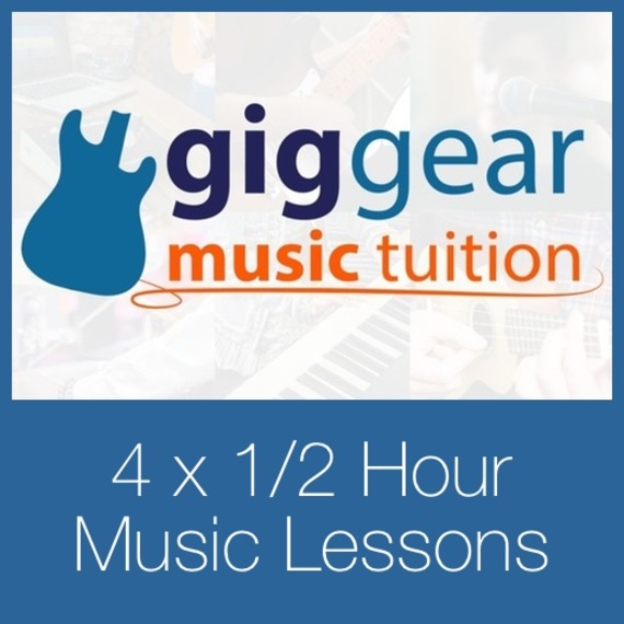 GigGear Music Lessons - 4 x 1/2 Hour
