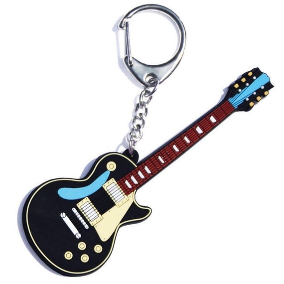 Official Key Ring - Vintage Electric Guitar