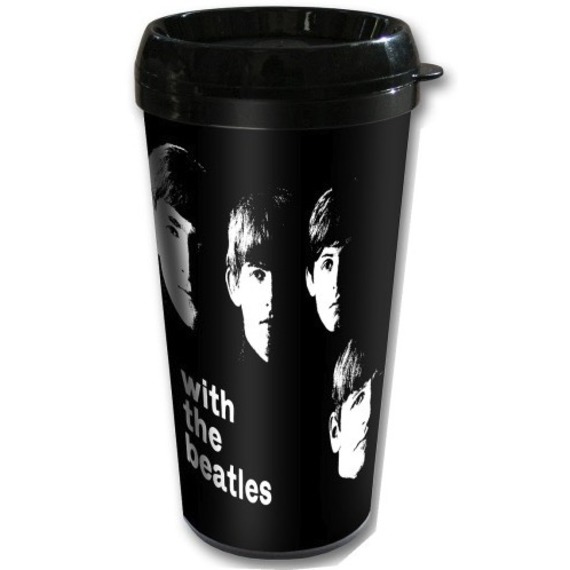 Official Beatles With the Beatles Travel Mug