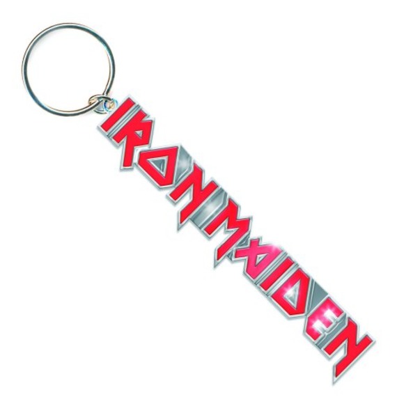 Official Iron Maiden Logo with Tails Key Ring