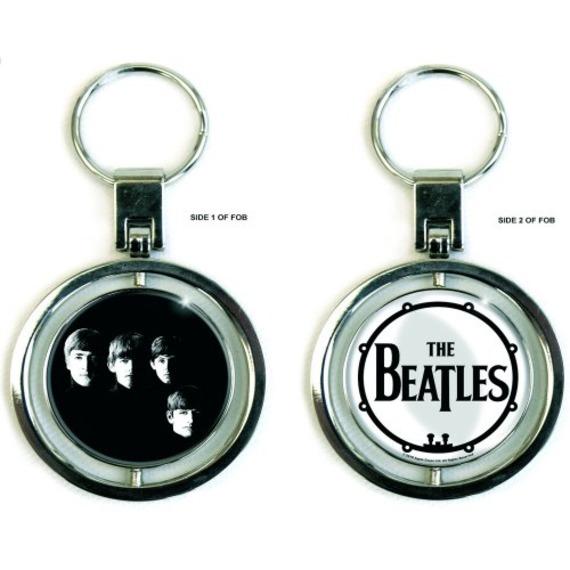 Official Beatles Spinning With the Beatles Key Ring