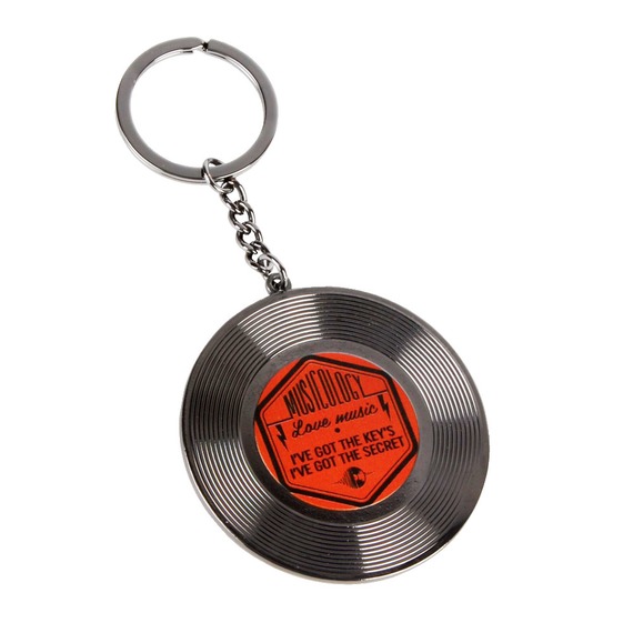 Official Musicology Vinyl Record Key Ring