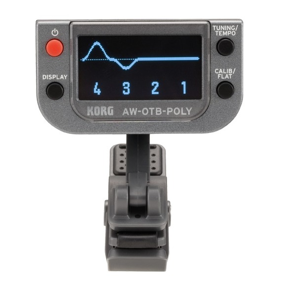 Korg AW-OTB-POLY Clip-On BASS Polyphonic Tuner with OLED Display