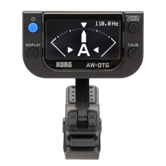 Korg AW-OTG Clip-On GUITAR Tuner with OLED Display