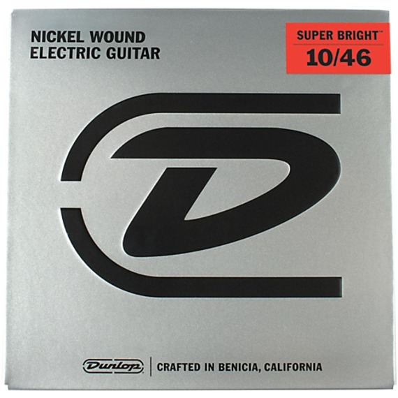 Jim Dunlop Super Bright Nickel Wound Guitar Strings 10-46