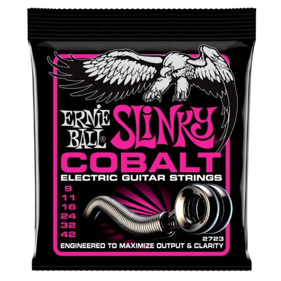 Ernie Ball Cobalt Super Slinky Electric Guitar Strings - 9-42