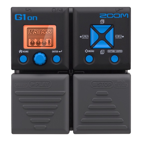 Zoom G1ON Electric Guitar Multi Effects Pedal With Expression Pedal