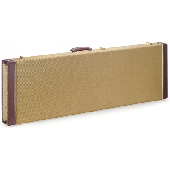 Stagg Wood Hard Case Tweed - Bass