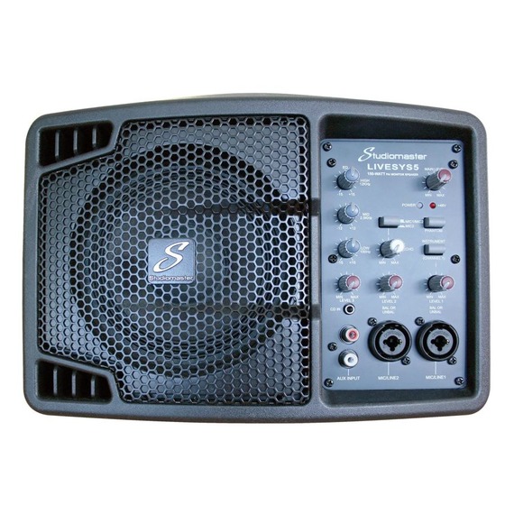 Studiomaster LIVESYS5 - 150 Watt Portable Active PA System with FX