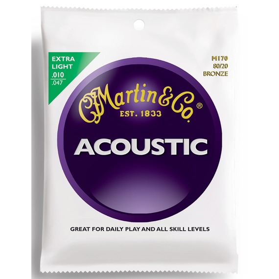 Martin M170 - Bronze Acoustic Strings - 10-47