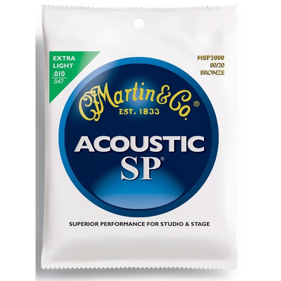 Martin MSP3000 - Bronze Acoustic Strings - 10-47