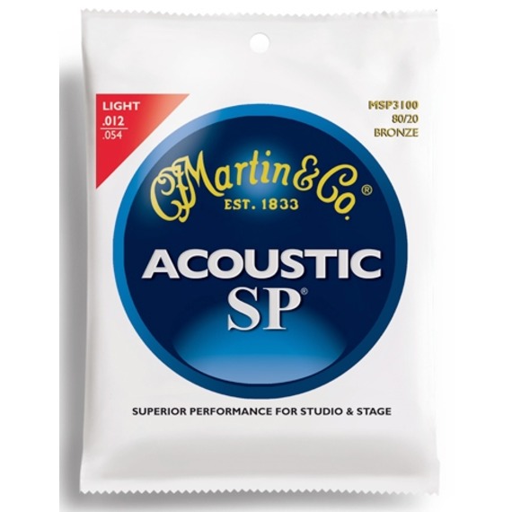 Martin MSP3100 - Bronze Acoustic Strings - 12-54