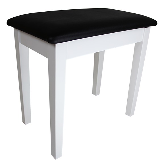 Stagg Satin White Piano Stool