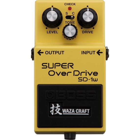Boss SD-1w Super Overdrive Pedal - Waza Craft Series