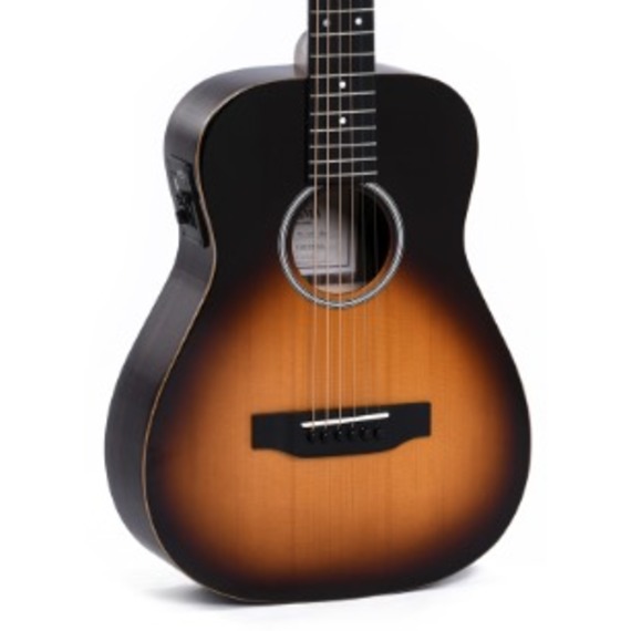 Sigma TT12E+ Travel Electro Acoustic Guitar Inc Gigbag - Sunburst