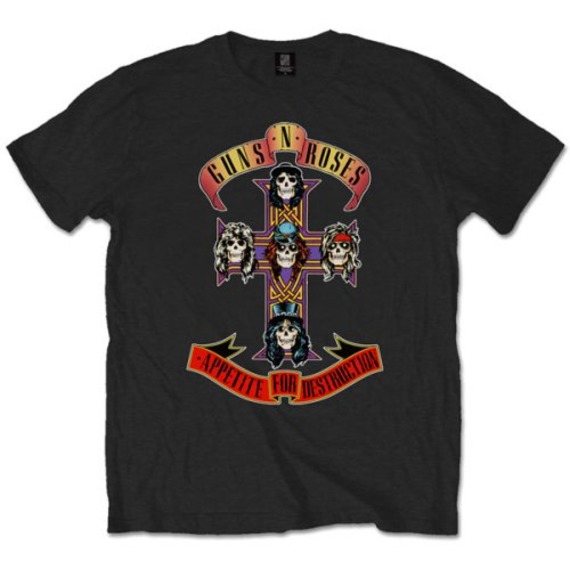 Official Guns N Roses Appetite for Destruction T-Shirt