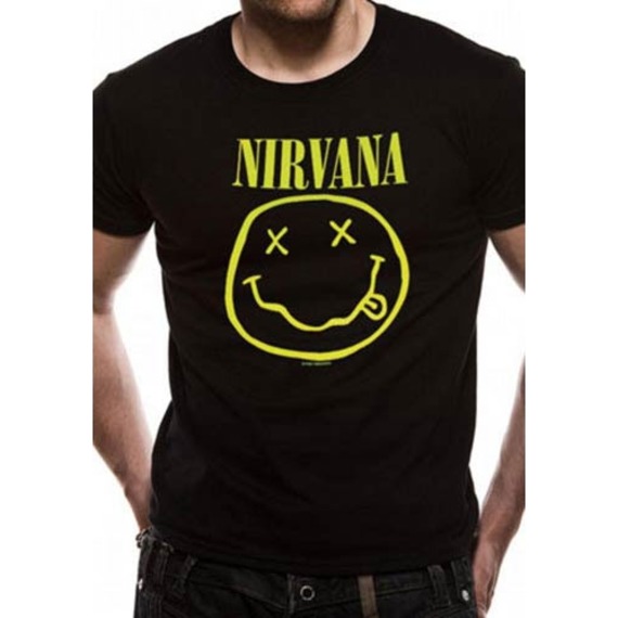 Official Nirvana Smiley T-Shirt