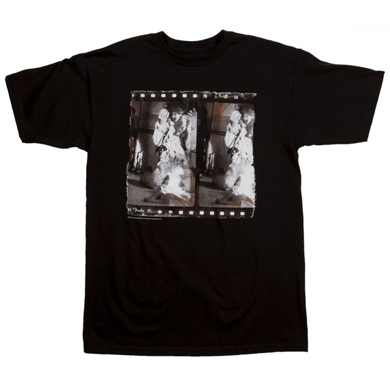 Fender T-Shirt - Hendrix Monterey / Black - SMALL