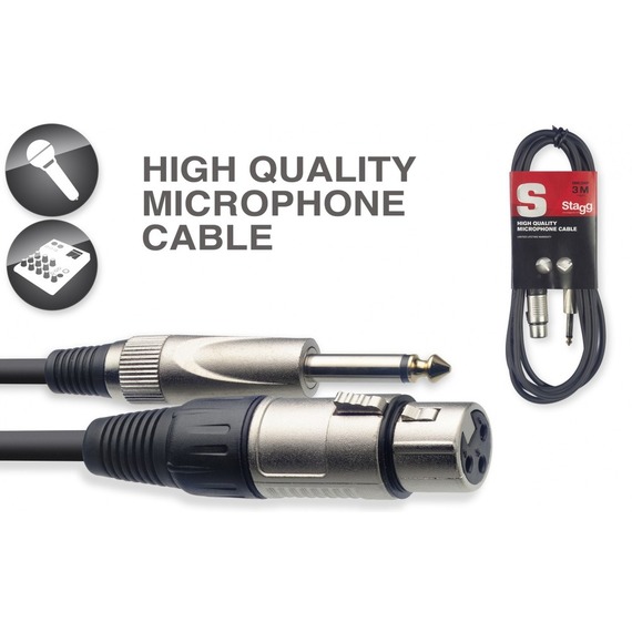 Stagg Mic Cable Female XLR-Jack