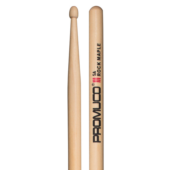 Promuco 5A Rock Maple Wood Tip Drumsticks