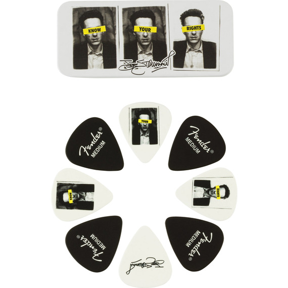 Fender Joe Strummer Pick Tin, Medium - 8 Pack