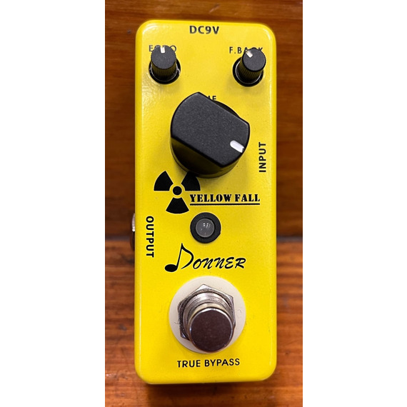 SECONDHAND Donner Yellow Fall Delay Pedal