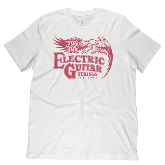 Ernie Ball '62 Electric Guitar White T-Shirt