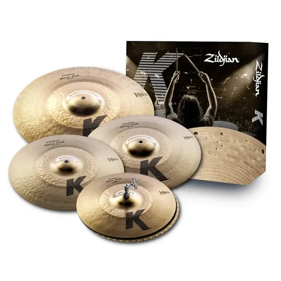 Zildjian K Custom Hybrid Special Cymbal Set 14 Hi-Hats, 16" and 18" Crash, 20" Ride