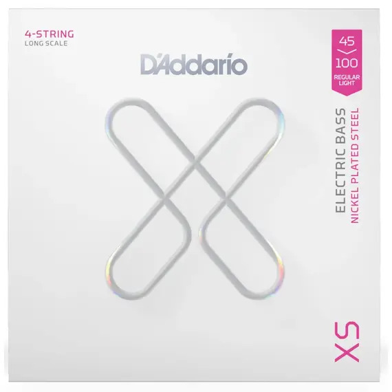 D'Addario XS Coated Nickel Bass Guitar Strings - 45-100