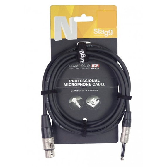 Stagg N-Series Microphone Cable XLR - 1/4" Mono Jack
