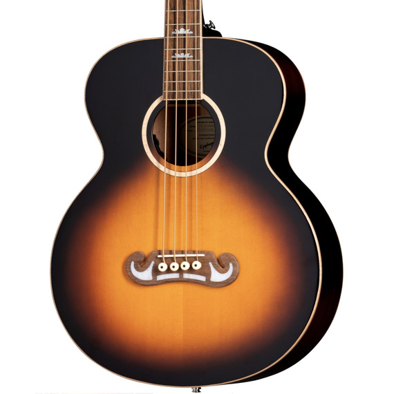 Epiphone El Capitan J-200 Studio Electro Acoustic Bass - Aged Vintage Sunburst