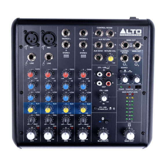 Alto TrueMix 600 - 6-Channel Mixer with USB & Bluetooth