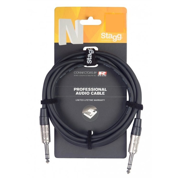 Stagg N-Series Stereo 1/4" Jack - Stereo 1/4" Jack Cable