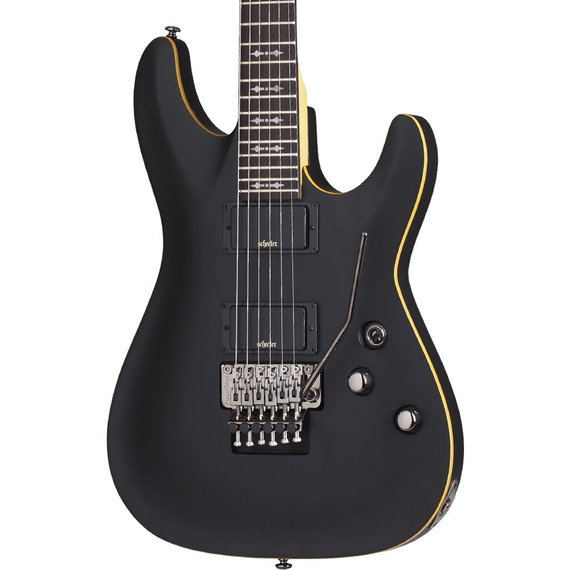Schecter Demon 6 FR Electric Guitar with Floyd Rose - Aged Satin Black