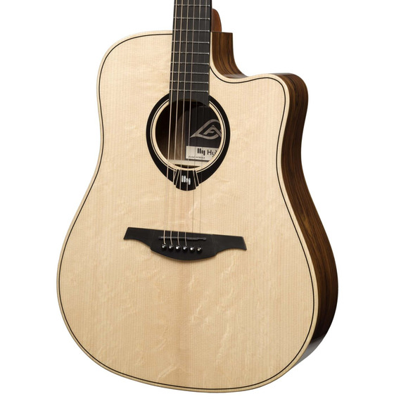 Lag HyVibe 30 HV30DCE H2 Electro-Acoustic Smart Guitar Dreadnought Cutaway
