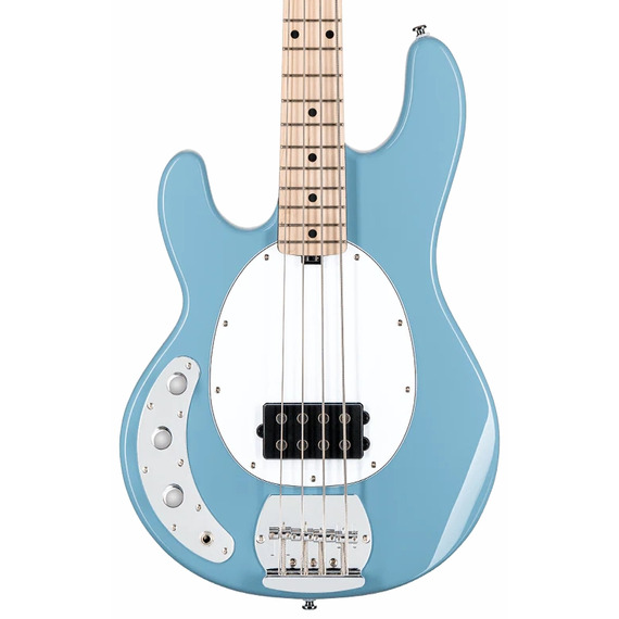 Sterling by Music Man SUB Series Stingray Ray4 Bass Guitar LEFT HANDED - Chopper Blue