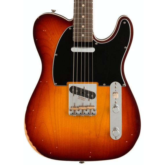 Fender Jason Isbell Custom Telecaster - 3-Colour Chocolate Burst / Road Worn