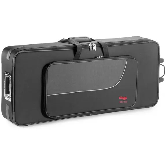 Stagg Keyboard Semi Hard Case with Wheels