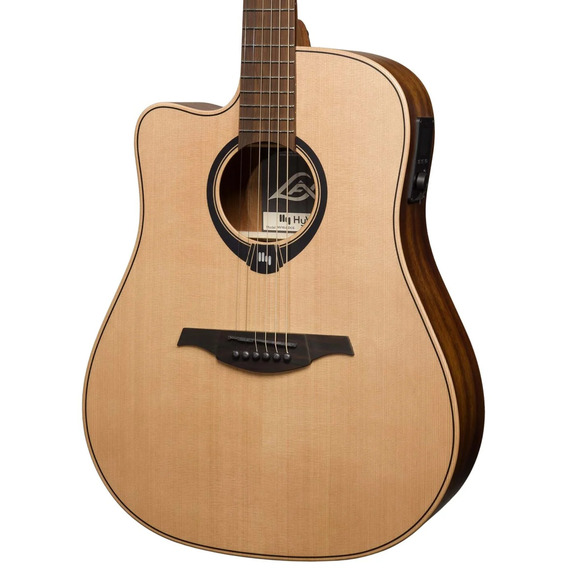Lag HyVibe 10 HV10LDCE H2 Electro-Acoustic Smart Guitar Dreadnought Cutaway - LEFT HANDED