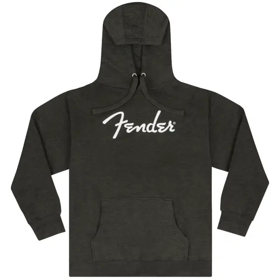 Fender Spaghetti Logo Hoodie - Grey Heather