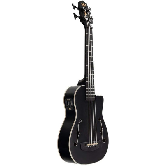 Kala Black Journeyman Mahogany U-BASS w/ Round Wounds