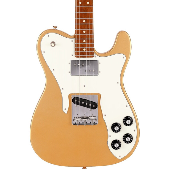Fender Made in Japan Hybrid Telecaster Custom Limited Run Roasted Maple Neck - Gold